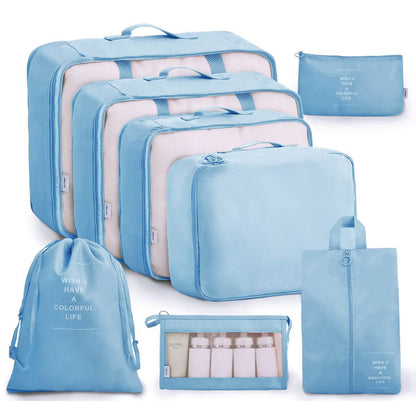 8-Piece Travel Packing Organizer Set