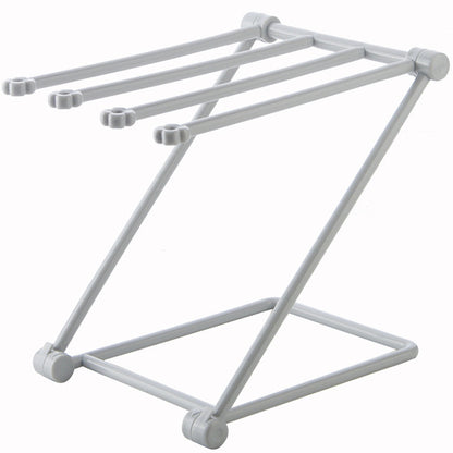 Foldable Towel & Dishcloth Rack – Punch-Free Kitchen Organizer