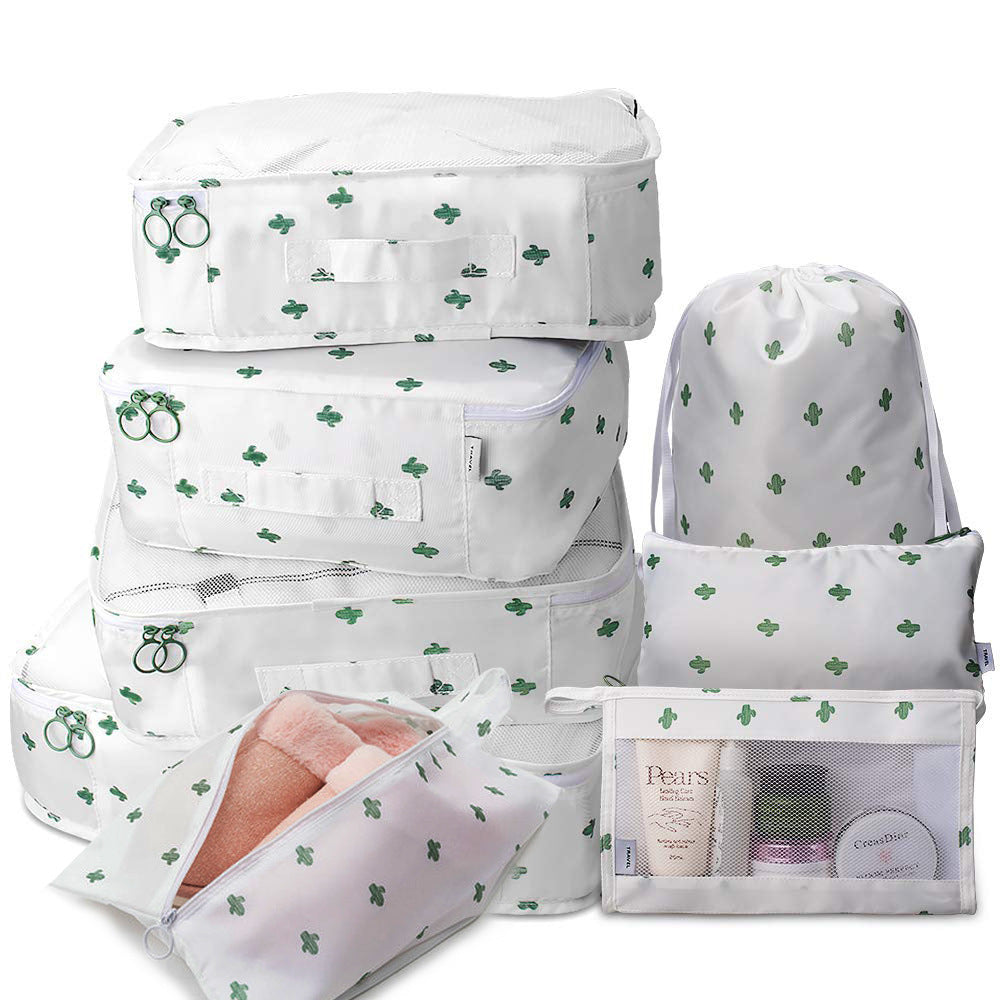 8-Piece Travel Packing Organizer Set