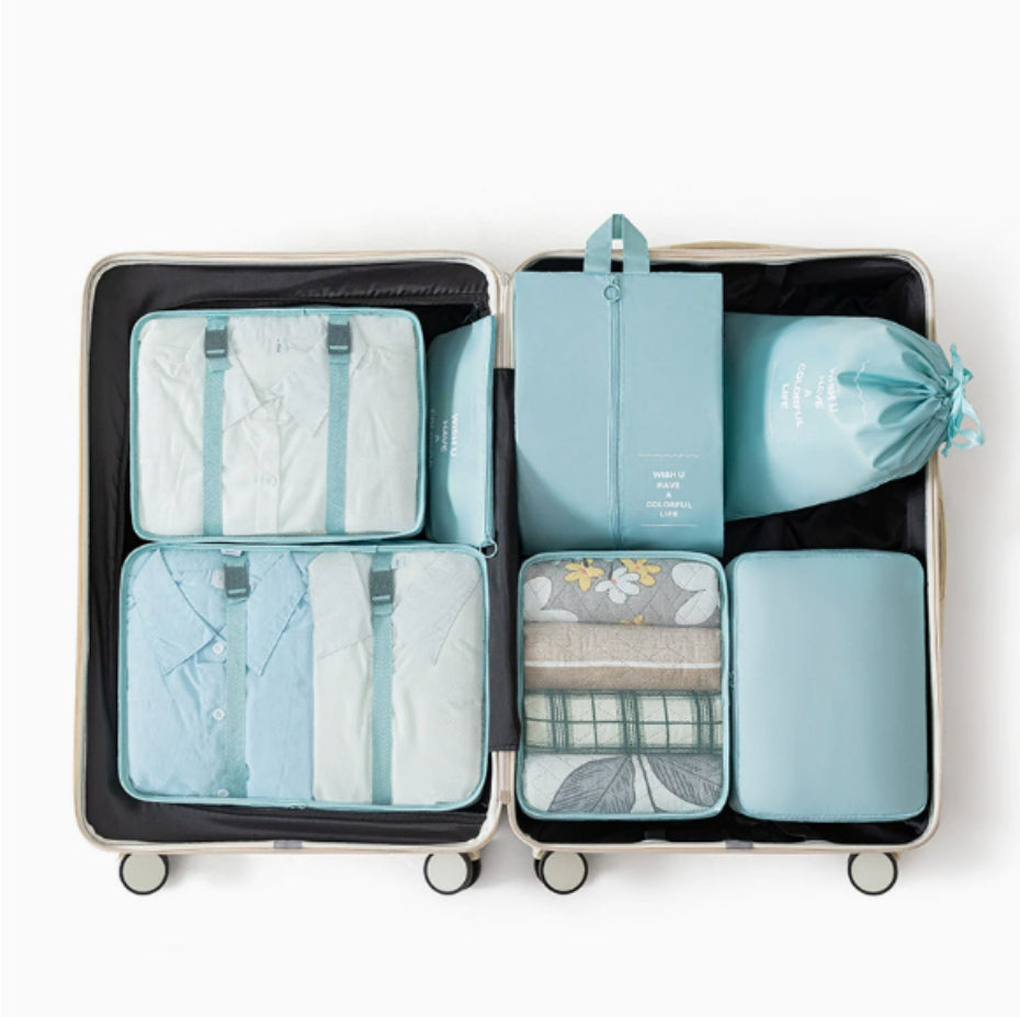 8-Piece Travel Packing Organizer Set
