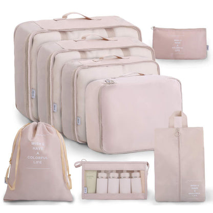 8-Piece Travel Packing Organizer Set