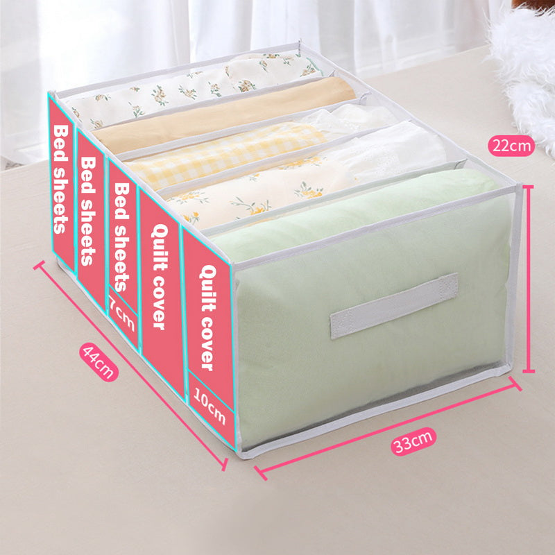 Premium Dustproof Quilt & Blanket Storage Bag – Foldable Wardrobe Organizer