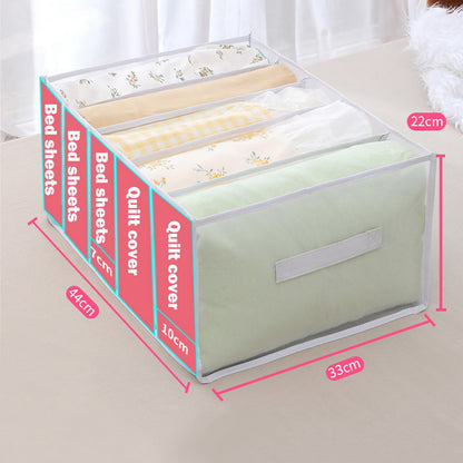 Premium Dustproof Quilt & Blanket Storage Bag – Foldable Wardrobe Organizer