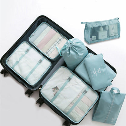 8-Piece Travel Packing Organizer Set